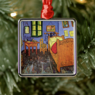 Vincent van Gogh - Vincent's Bedroom in Arles Metal Tree Decoration