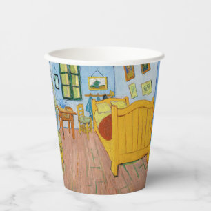 Vincent Van Gogh - Vincent's Bedroom in Arles Paper Cups