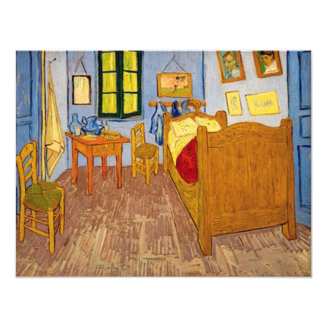 Vincent van Gogh - Vincent's Bedroom in Arles Photo Print (Front)