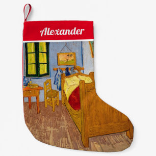 Vincent van Gogh - Vincent's Bedroom in Arles Small Christmas Stocking