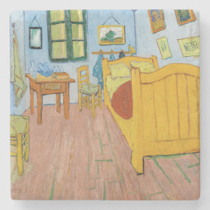 Vincent Van Gogh - Vincent's Bedroom in Arles Stone Coaster