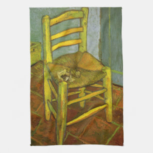 Vincent van Gogh - Vincent's Chair with His Pipe Tea Towel