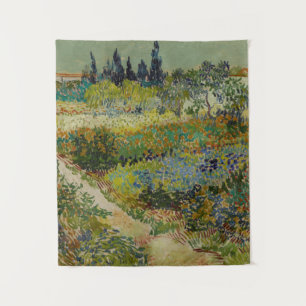 Vincent Van Gogh Vintage Garden at Arles Tapestry