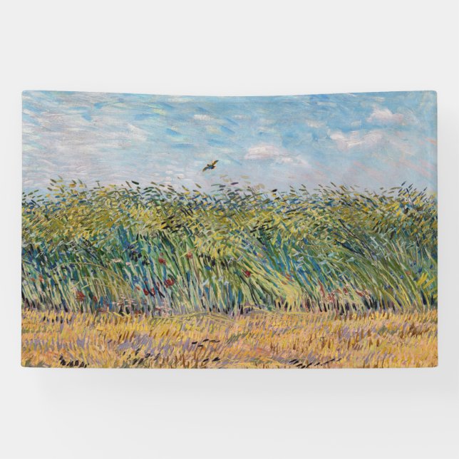 Vincent van Gogh - Wheat Field with a Lark Banner (Horizontal)