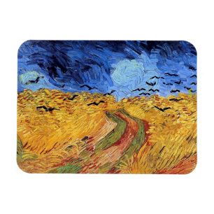 Vincent Van Gogh - Wheat Field with Black Crows Magnet