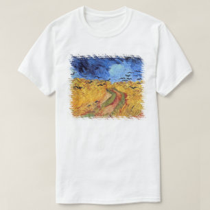 Vincent Van Gogh - Wheat Field with Black Crows T-Shirt