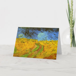 Vincent van Gogh Wheat Field with Crows Card