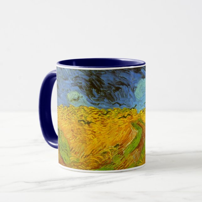 Vincent van Gogh Wheat Field with Crows Mug (Front Left)
