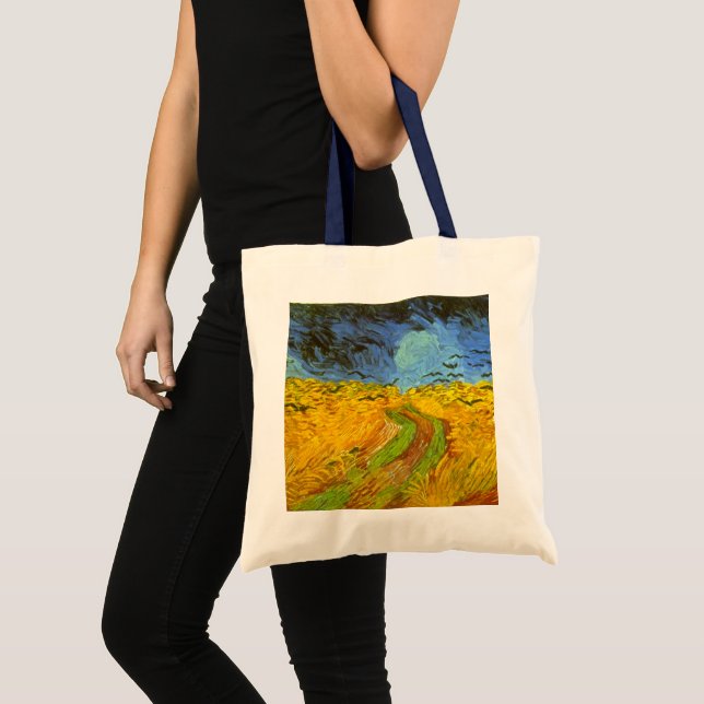 Vincent van Gogh Wheat Field with Crows Tote Bag (Front (Product))