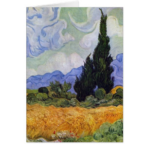 Vincent van Gogh - Wheat Field with Cypresses