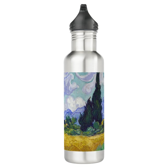 Vincent Van Gogh - Wheat Field with Cypresses 710 Ml Water Bottle (Right)