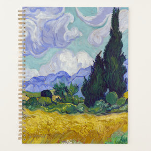 Vincent Van Gogh - Wheat Field with Cypresses Planner