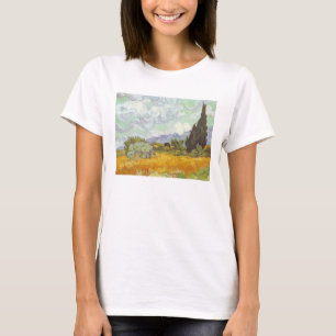 Vincent Van Gogh - Wheat Field with Cypresses T-Shirt