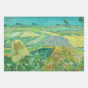 Vincent van Gogh - Wheat Fields near Auvers Wrapping Paper Sheet