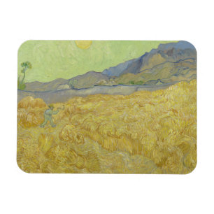 Vincent van Gogh - Wheatfield with a Reaper Magnet