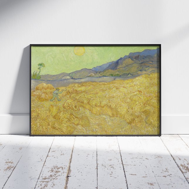 Vincent Van Gogh, Wheatfield With A Reaper Poster (Creator Uploaded)