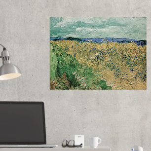 Vincent Van Gogh, Wheatfield With Cornflowers Foil Prints