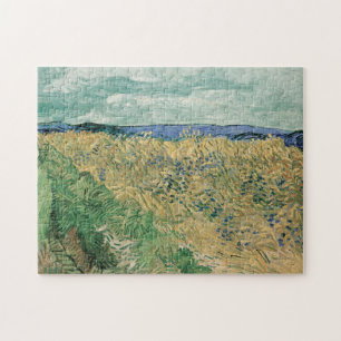 Vincent Van Gogh, Wheatfield With Cornflowers Jigsaw Puzzle