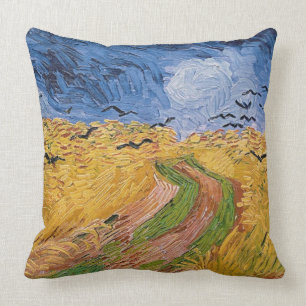 Vincent van Gogh Wheatfield with Crows, 1890 Cushion