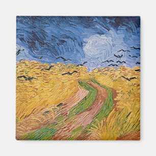 Vincent van Gogh Wheatfield with Crows, 1890 Magnet