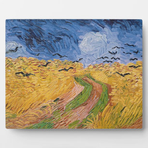 Vincent van Gogh Wheatfield with Crows, 1890 Plaque
