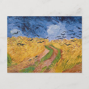Vincent van Gogh   Wheatfield with Crows, 1890 Postcard
