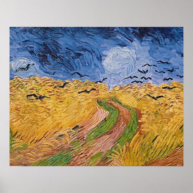 Vincent van Gogh | Wheatfield with Crows, 1890 Poster (Front)