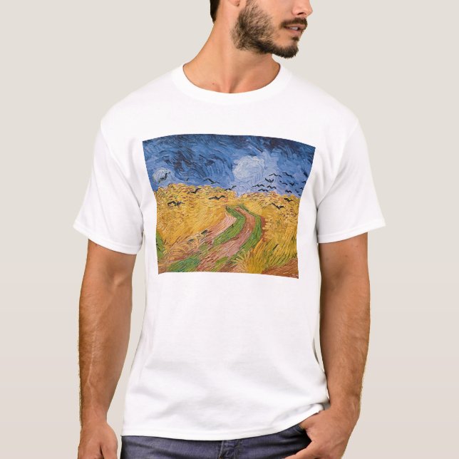 Vincent van Gogh | Wheatfield with Crows, 1890 T-Shirt (Front)