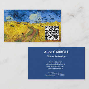 Vincent van Gogh - Wheatfield with Crows Business Card