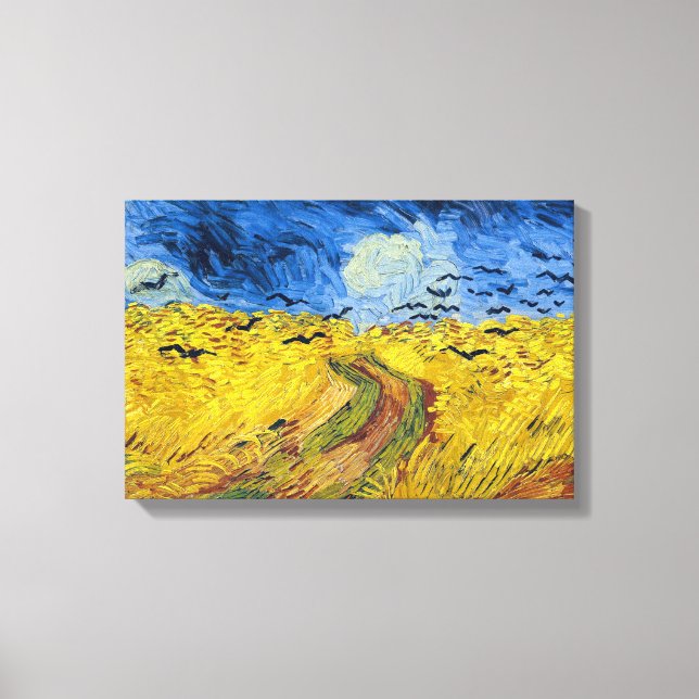 Vincent van Gogh - Wheatfield with Crows Canvas Print (Front)