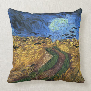 Vincent van Gogh-Wheatfield with Crows Cushion