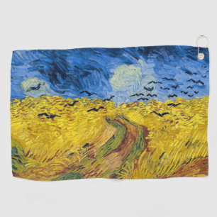 Vincent van Gogh - Wheatfield with Crows Golf Towel