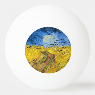 Vincent van Gogh - Wheatfield with Crows Ping Pong Ball