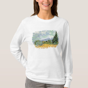 Vincent van Gogh   Wheatfield with Cypresses, 1889 T-Shirt