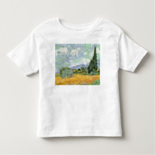 Vincent van Gogh   Wheatfield with Cypresses, 1889 Toddler T-Shirt