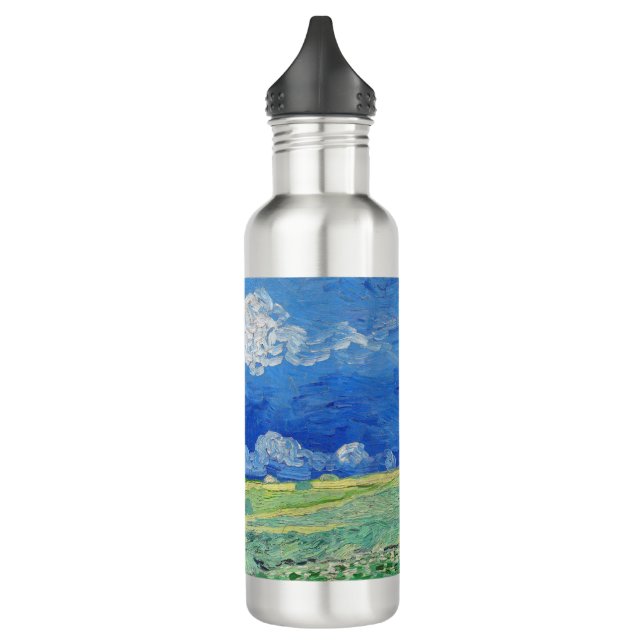 Vincent van Gogh - Wheatfields under Thunderclouds 710 Ml Water Bottle (Left)