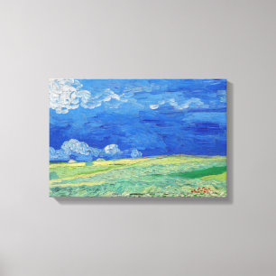 Vincent van Gogh - Wheatfields under Thunderclouds Canvas Print