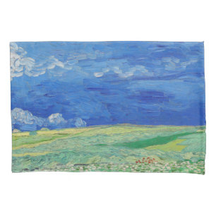 Vincent van Gogh - Wheatfields under Thunderclouds Pillowcase