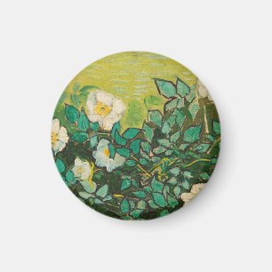 Vincent Van Gogh Wild Roses Fine Art Magnet