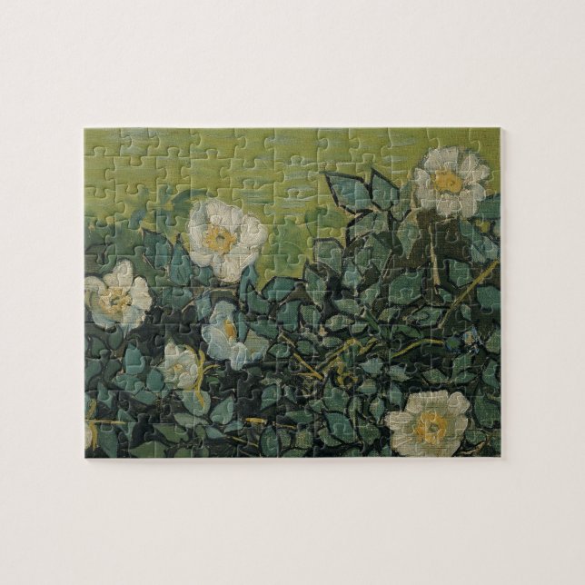 Vincent van Gogh - Wild Roses Jigsaw Puzzle (Horizontal)