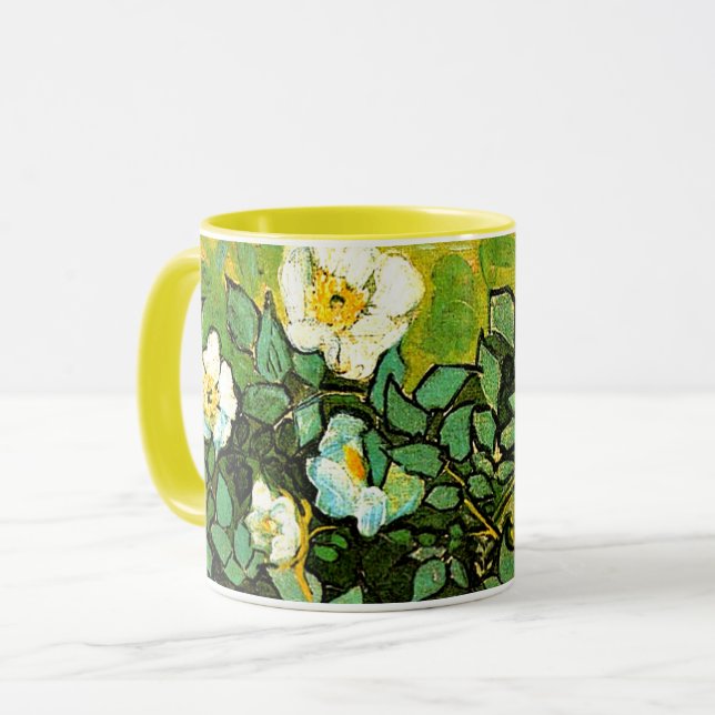Vincent van Gogh - Wild Roses,  Mug (Front Left)