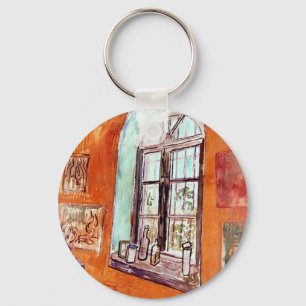 Vincent Van Gogh - Window Of Vincent's Studio Key Ring