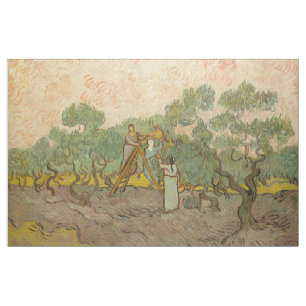 Vincent van Gogh - Women Picking Olives Fabric