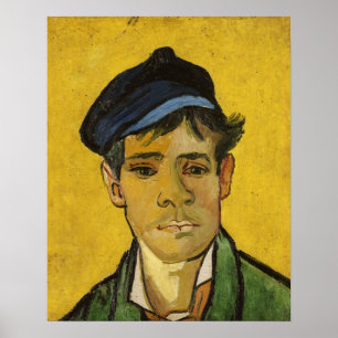 Vincent van Gogh Young Man with a Hat, 1888 Poster