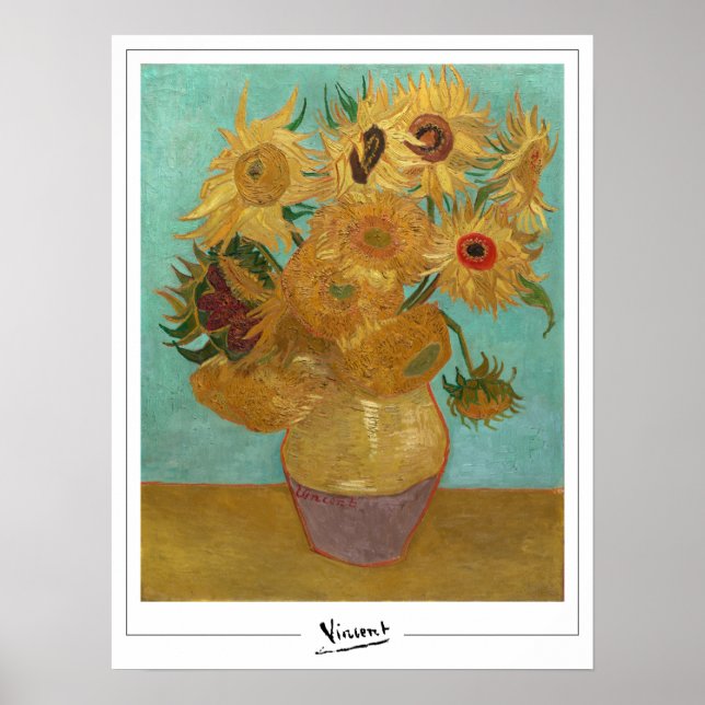 Vincent Van Gogh Zedign Art Poster #45-2 (Front)