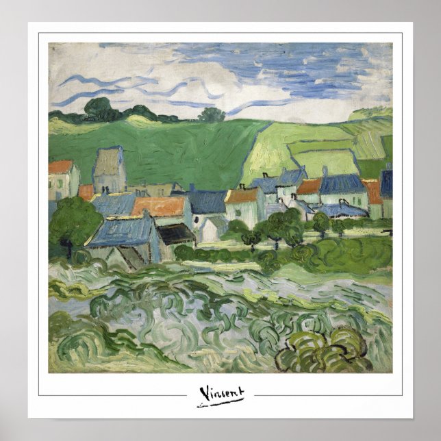 Vincent Van Gogh Zedign Art Poster #4-3 (Front)
