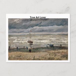 Vincent van Gogh's Beach at Scheveningen Postcard