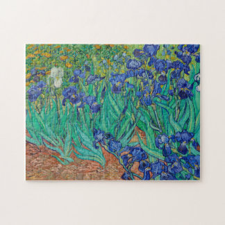 Vincent Van Gogh's Irises (1889) Jigsaw Puzzle