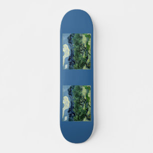 Vincent van Gogh's Olive Trees (1889) Skateboard