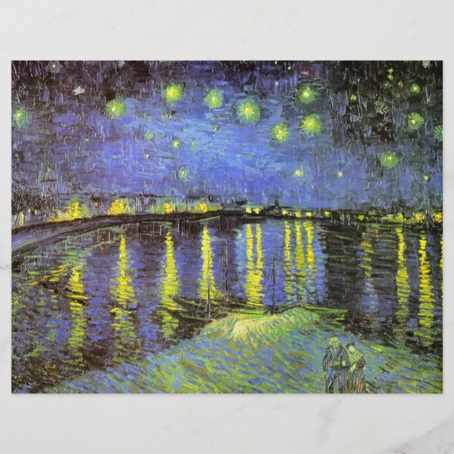 Vincent van Gogh's Starry Night Over the Rhone Flyer (Front)